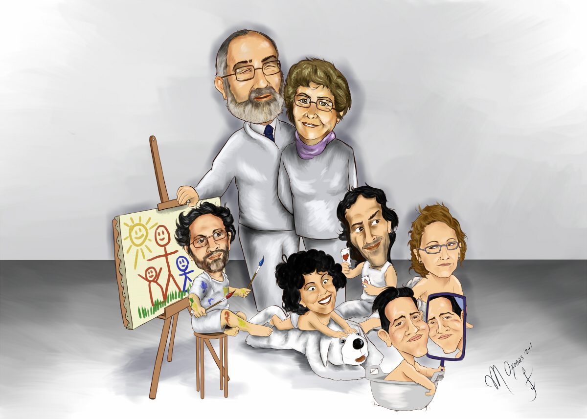 Caricatura familiar